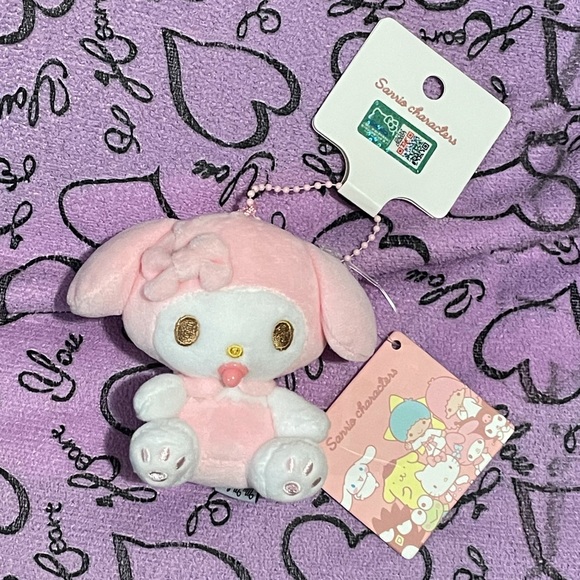 Sanrio x Miniso Baby My Melody Plush Keychain - Picture 2 of 10